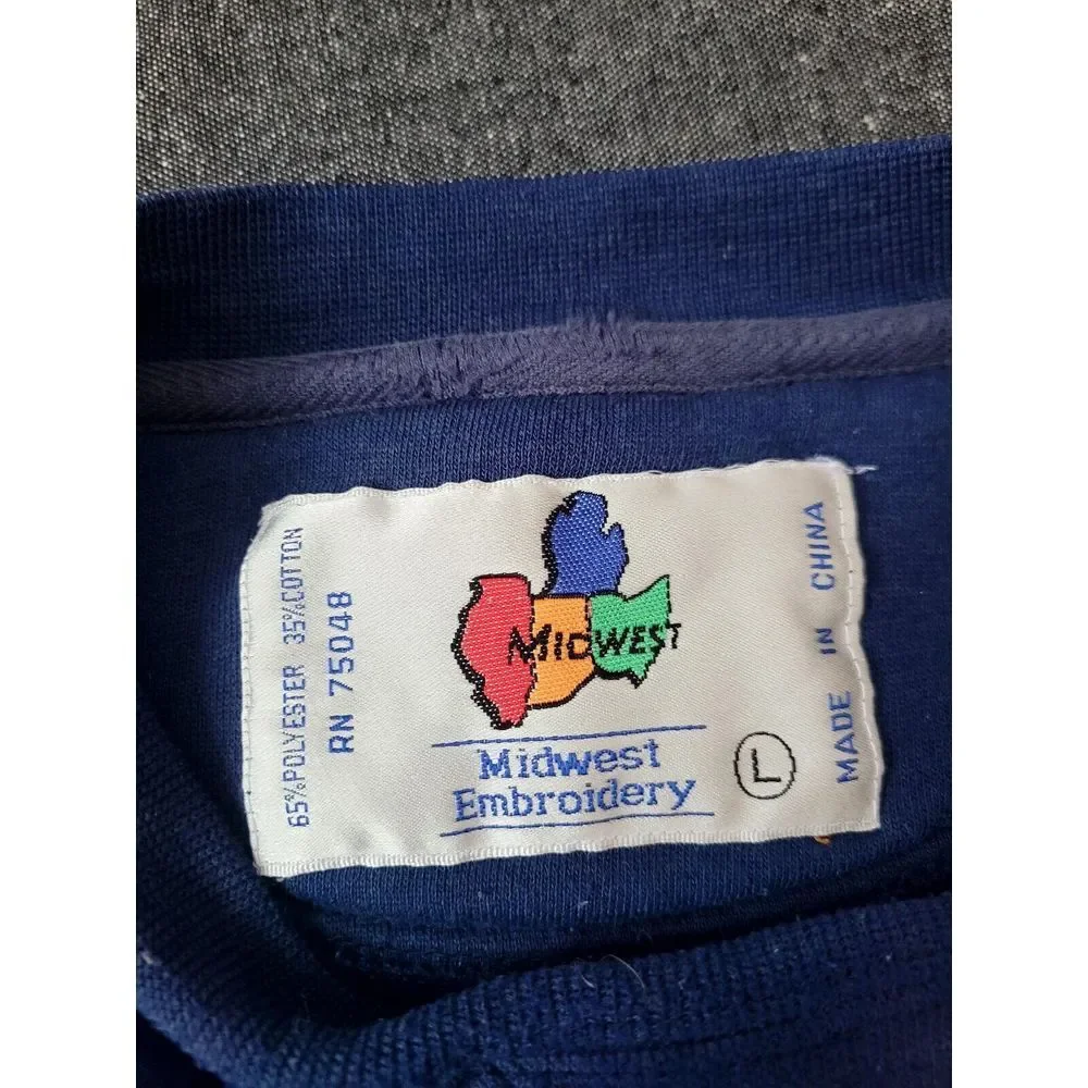 Vintage Penn State Navy Blue Crew Neck PSU Size Large‎ Embroidered 70s 80s 90s